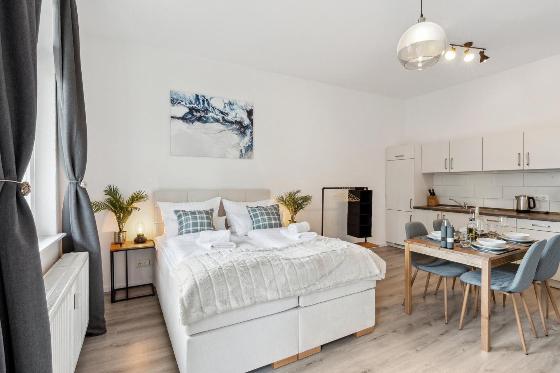 Homespace - Magdeburg - Gemuetliches Apartment Mit Balkon Exterior photo